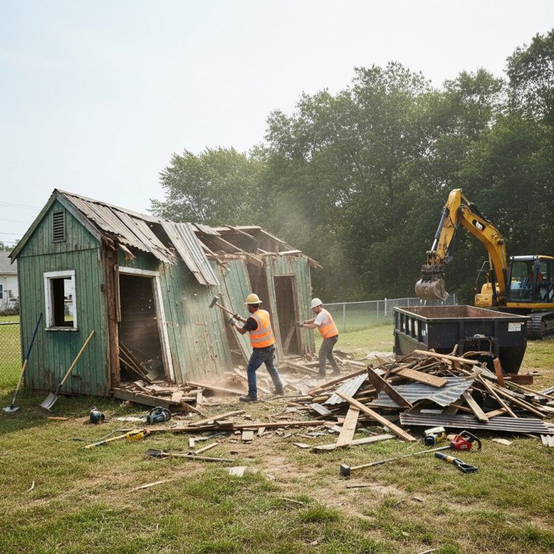 Local Shed Demolition pros at work